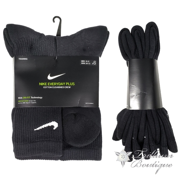 nike everyday plus cotton cushioned crew